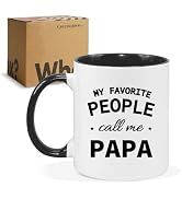 Silkwishes Papa Coffee Mug 11Oz Papa Christmas Gifts from Kids Grandkids, Fathers Day Birthday Gi...