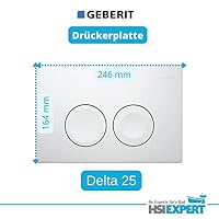 Geberit Vorwandelement Villeroy und Boch WC Architectura spülrandlos Beschichtung WC Sitz SoftClose Drückerplatte Set – Ansicht 4