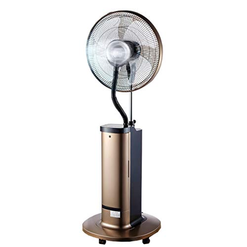 HGNA Fans Heavy duty Fan Powerful Air Humidifier Misting Fan 50 with Remote ControlIndustrial Swing Fan Cooling NoiselessStanding Pedestal Fan for Home Office Residential Greenhouse