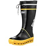 [福山ゴム] 特殊クッションソールブーツ エアボス #020 メンズ ブラック 3L(28.0-28.5cm)