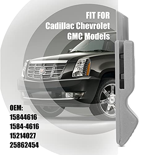 Rdbs Interior Front Or Rear Side Door Lock Knob Tab Car Window Locker Compatible With Chevrolet Gmc Silverado Sierra 2007-2013(07 Classic Model Excluded)[Gray X2] #TOP2