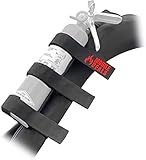 Mobile Deals Fire Extinguisher Adjustable Roll Bar Holder Mount Bracket compatible with Jeep Wrangler Unlimited, CJ, JK, TJ, Rubicon - Durable Strap Vehicle Accessory/FIRE EXTINGUISHER NOT INCLUDED