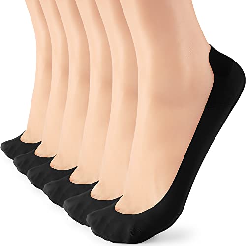Image of No Show Socks Womens Liner Ultra Low Cut Non Slip Invisible Socks for Flats