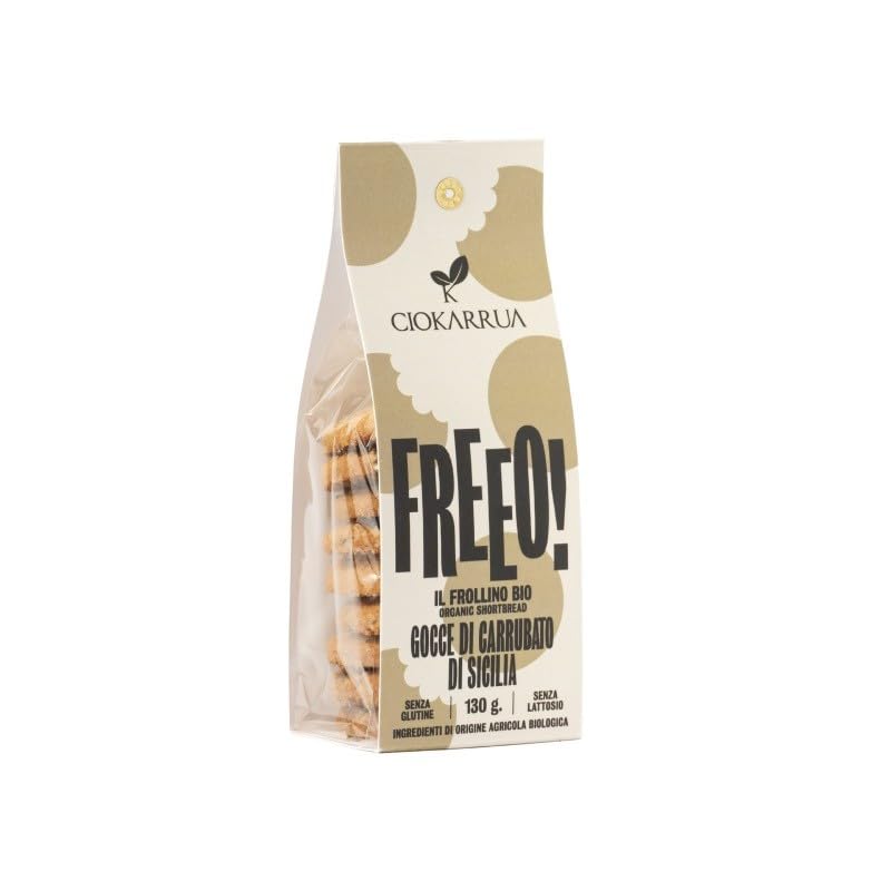 FREE0 - Galletas con gotas de algarroba siciliana