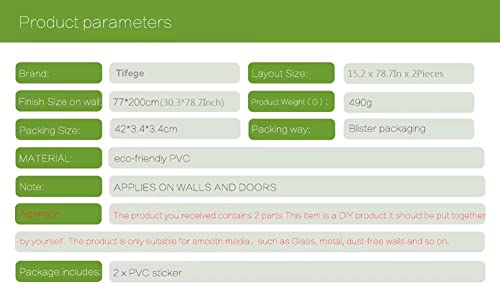 Tifege 3D Door Murals Peel And Stick Wall Sticker Wallpaper Diy Home Art Decals Decoration Poster Removable Self-Adhesive Stone Road 30.3X78.7 Dm055 #TOP5