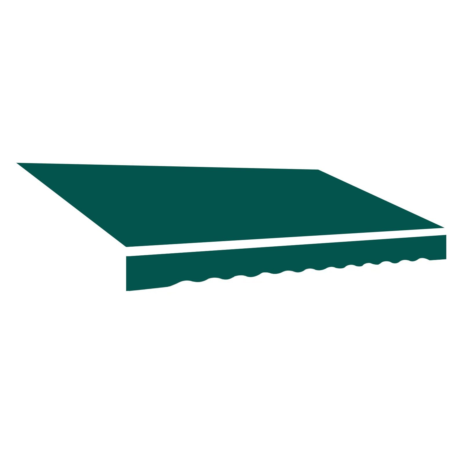 Toile de Rechange pour Auvent Vert 250x200cm 360x300cm 400x300cm | Toile Imperméable et Résistant aux U-V pour Terrasse, Jardin et Patio(300x240cm)