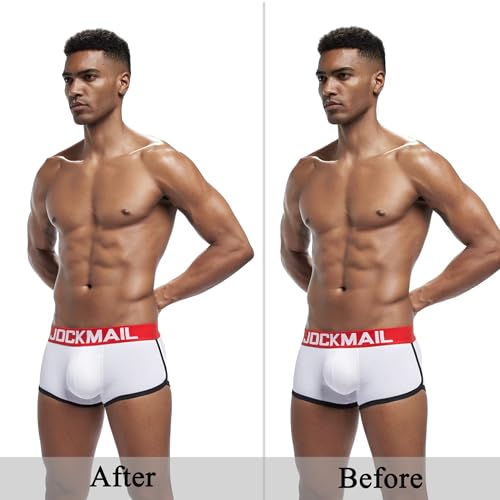 JOCKMAIL Men Underwear Cup Bulge Enlarge Enhancing Sponge Pad for Swimming Swimwear Briefs G String Thongs Shorts 4 Packs2