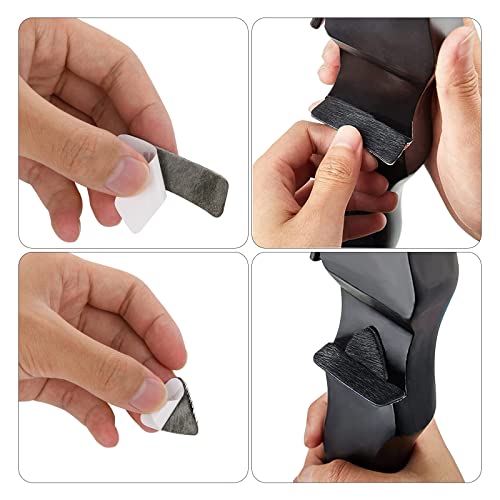 Cosmos 4 Sets Archery Arrow Rests Sticker Pads Traditional Leather Arrow Shelf Silent Plate Arrow Rest Anti-Slip Pad For Archery Training Hunting Recurve Bow Longbow #TOP3