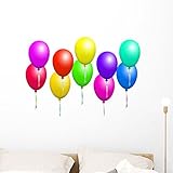 Wallmonkeys FOT-2368838-36 WM51457 Viele Bunte Luftballons Peel and Stick Wall Decals, 36' W x 24' H-Large