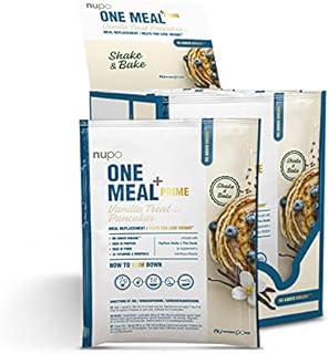 NUPO ONE MEAL +Prime Pancakes I Tasty meal replacement for a balanced diet plan I Helps you lose weight I High in protein I No added sugars I 24 vitamins and minerals I 15 meals
