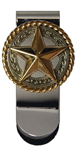 Custom Fancy Gold Star Money Clip