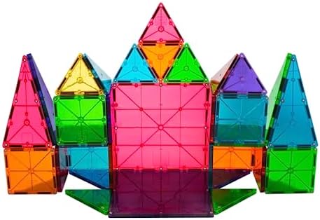 MAGNA-TILES Classic 32-Piece Magnetic Construction Set, The Original Magnetic Building Brand — view 7