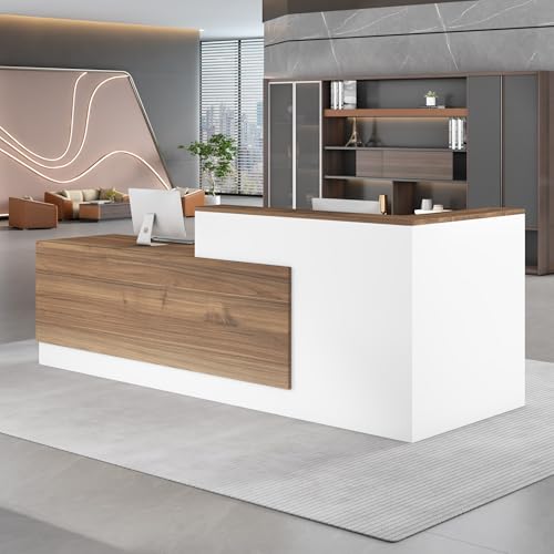 Eleganza Multifunzione: Questo banco reception è perfetto for le reception aziendali, i banconi di vendita al dettaglio e le entrate degli istituti educativi. Il suo design aggiunge anche un fascino estetico ai centri commerciali e ai saloni di bellezza. Disponibile in vari colori e dimensioni, con un versatile allineamento angolare sinistro o destro for qualsiasi disposizione