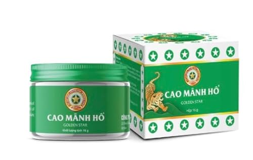 Golden Star - Balsamo aromatico di alta qualità - Cao Manh Ho Vietnam - Perfetto per il relax e il benessere-Being - Rimedio naturale con oli essenziali curativi - 16g