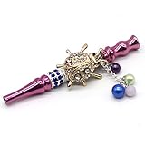 Hookah Set with Everything Colorful Rhinestone Beaded Holder Alloy Hookah Mouth Diamond Arabic Shisha Filter Hookah Accessories Tips