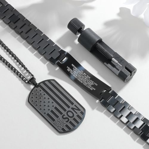 Pulsera Ajustable de Acero Inoxidable CaleesLLC para Hombre miniatura 4