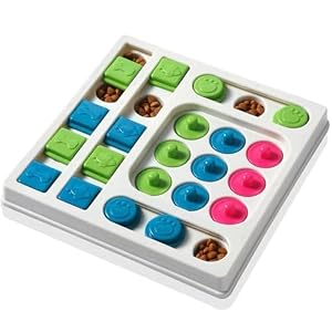 Cat Puzzle Feeder ，Cat Puzzle Toy ，Interactive Slow Feeder Kitten Toys ，Maze Hidden Food Pet Feeder，Toys for Bored Indoor Adult Cats