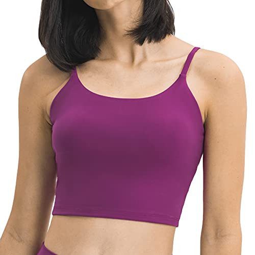 Image of Lemedy Women Padded Sports Bra Fitness Workout Running Shirts Yoga Tank Top