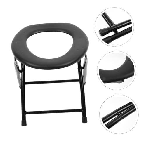 Aide la mobilité avec cette chaise de toilette pliable et portable - 7