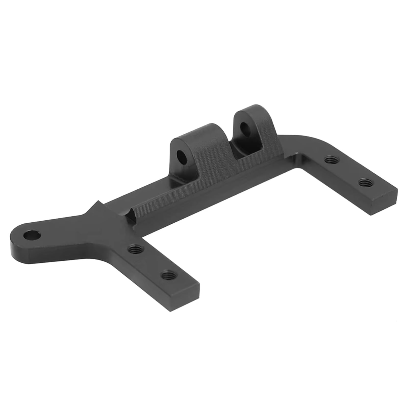 RC Car Accessories for TRX4 1/10 CNC Aluminium Alloy Servo Mount Brackets Stand Axle Bracket RC Crawler Car Upgrade Parts(Black)