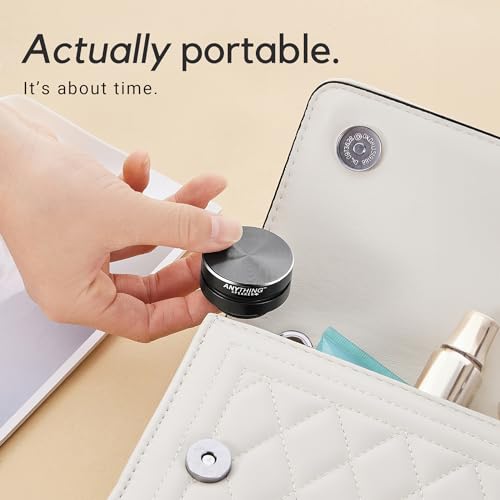 Image of Anything Speaker - Portable Mini Bluetooth Speaker 2024 - Turn Anything Into A Speaker - Wireless Bone Conduction Induction Vibration Humbird + Gift Box - Travel Sized, 360 Sound (Black)