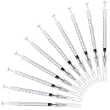 1ml Syringes with 27Ga 1/2Inch Needle, Individual Package, Each Individually Wrapped-Pack of 100