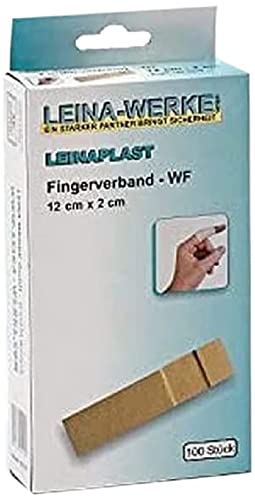 LEINAWERKE 72052 - Vendaje para dedos (12 x 3 cm, WF, 100 unidades)