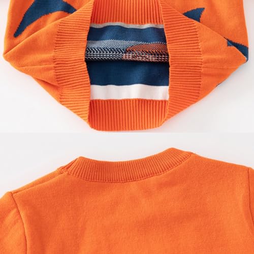 Baby Boys Fleece Sweatshirts Cotton Long Sleeve Crewneck Pullover Toddler Kids Winter Warm Shirt Sweater Tops4