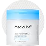 medicube Zero Pore Pads Mild 2.0 (70 units) - Gentle Calming Toner Pads for Exfoliation, Minimizing Pores, and Blackhead Removal with PHA - Ideal for All Skin Types - Korean Skin Care