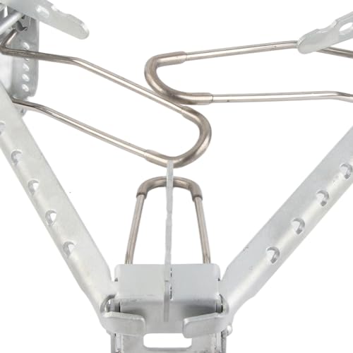 Support de casserole de camping robuste pliable en acier inoxydable pour réchaud
