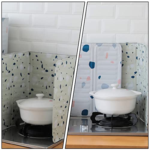 Doitool Grease Splatter Screen 3- Slides Oil Splatter Guards For Frying And Grease Splatter Guard Aluminum Splatter Shield Kitchen Gadgets Oil Guard For Kitchen Cooking Grease Screen #TOP4