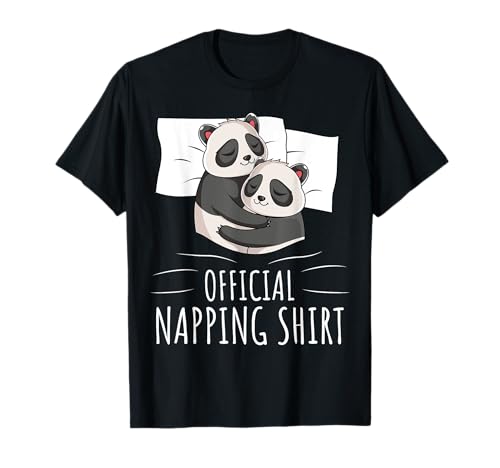 Dormir Panda Oficial Siesta Camiseta