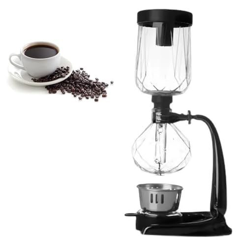 Cafetera sifón de vidrio con capacidad para 5 tazas