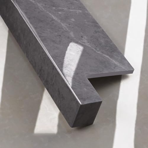 Cubierta Duradera para Alféizar De Ventana con Textura De Mármol, Tablero De Reemplazo De Acrílico Compuesto, Resistente Y Fácil De Instalar para La Decoración del Hogar(70×10Cm (27 1/2×4))