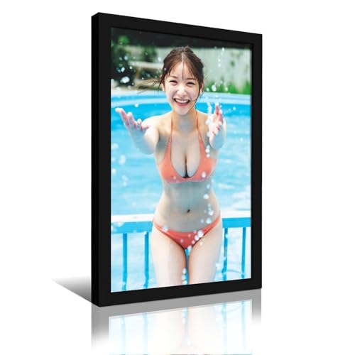 햣͓Iȏ_̃|X^[ KXA[ou }bg̃|X^[ t[A͂ȃR[i[̎ʐ^t[AM[̕ǂ̊zS[h A~jEʐ^t[ Black Frame-style 24x36inch(60x90cm)