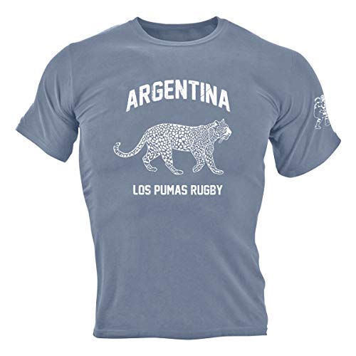 Argentina Rugby Logo T-Shirt (Sky, 2X-Large)