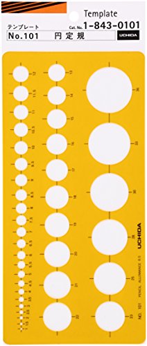 Règle Uchida No.101 yen 1-843-0101 au bureau pour organiser vos croquis