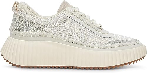 Dolce Vita Women's DOLEN Pearl Sneaker, Vanilla, 8.5 | Image 4