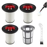 3+1 Ersatzfilter kompatibel mit Bosch Unlimited Gen2 Serie 8 Staubsauger