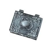 Coffret à bijoux ancien : idéal pour ranger et exposer vos bijoux préférés (bracelets, boucles d'oreilles, pendentifs, broches, pinces à cheveux, etc.) et les garder propres et protégés