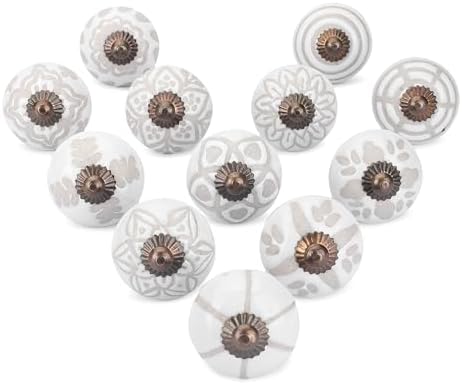 White Crackle Ceramic Knob | | French & Vintage Furniture - Central Coast - View #11