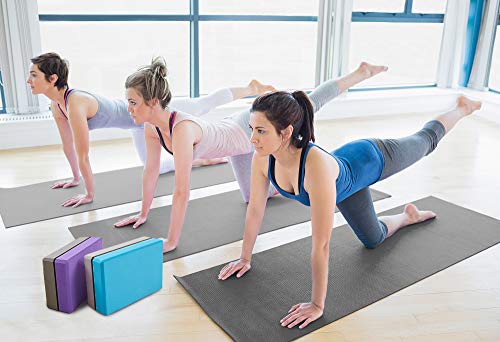 image for Haining Non-Slip Yoga Block (2 Pack) High Density EVA Foam Block for Y