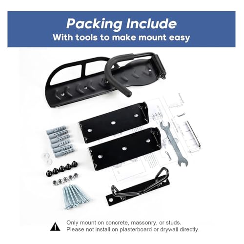 Support de vélo vertical pivotant pack de 4 supports muraux stables