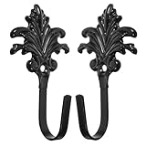 Installation facile : simples à installer, ces crochets se fixent facilement au mur ou derrière une porte. crochets pour embrasses de rideaux