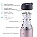 Infuser Travel Mug with Removable loose leaf Tea Strainer Bottle 18/8 Stainless Steel Insulated Tumbler for Women Rosegold
