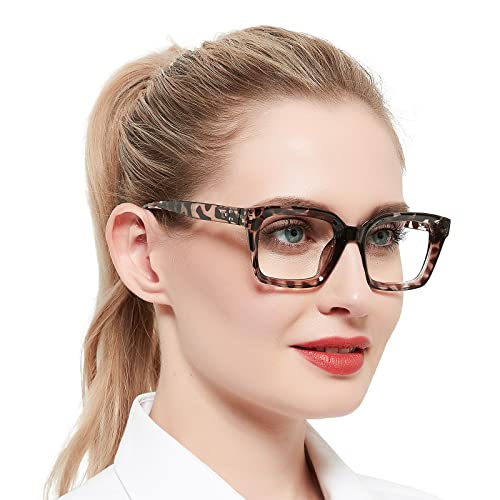 Occi Chiari Trendy Bifocal Reading Glasses Women 2.5 Blue Light Blocking Oversized Readers 1.0 1.5 2.0 2.5 3.0 3.5(Grey,2.5) #TOP17