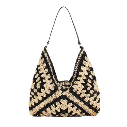 Bolso Tejido de Rafía para Mujer Casual Playa miniatura 1
