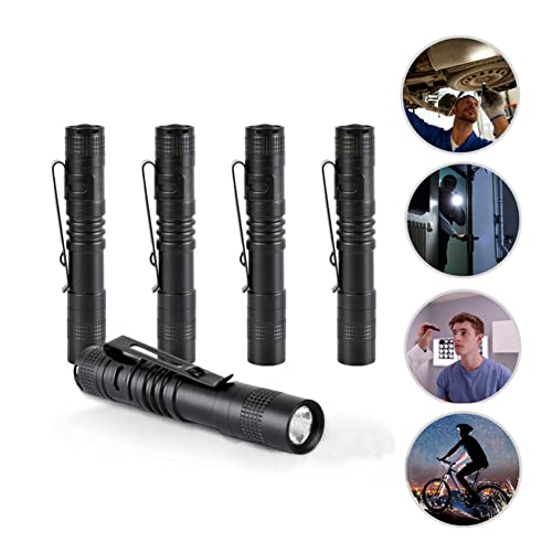 Magik 1-2 Pack Mini Led Flashlight Pocket Pen Ultra Bright Handheld For Camping (1 Pack) #TOP4
