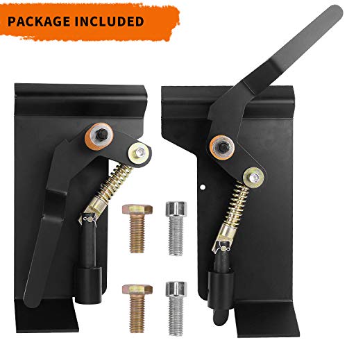 Image of YINTATECH Skid Steer Quick Tach Adapter Bobtach Latch Box Weld On QTK Mount