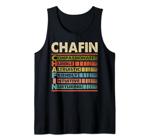 CHAFIN Family Name, CHAFIN Last Name Team Tank Top